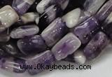 CDA05 15.5 inches 8*12mm rectangle dogtooth amethyst quartz beads