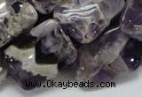 CDA06 15.5 inches 18*25mm rectangle dogtooth amethyst quartz beads