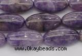 CDA301 15.5 inches 9*18mm oval dyed dogtooth amethyst beads