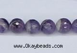 CDA60 15.5 inches 10mm faceted round dogtooth amethyst beads