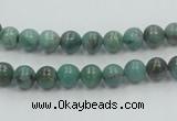 CDB01 15.5 inches 6mm round natural new dragon blood jasper beads