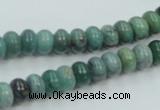 CDB05 15.5 inches 5*8mm rondelle natural new dragon blood jasper beads