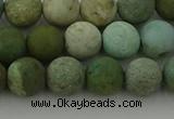 CDB103 15.5 inches 10mm round matte New dragon blood jasper beads