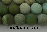 CDB104 15.5 inches 12mm round matte New dragon blood jasper beads