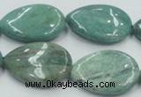 CDB22 22*30mm flat teardrop natural new dragon blood jasper beads