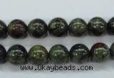 CDB230 15.5 inches 10mm round natural dragon blood jasper beads