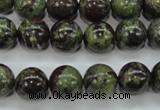 CDB231 15.5 inches 12mm round natural dragon blood jasper beads