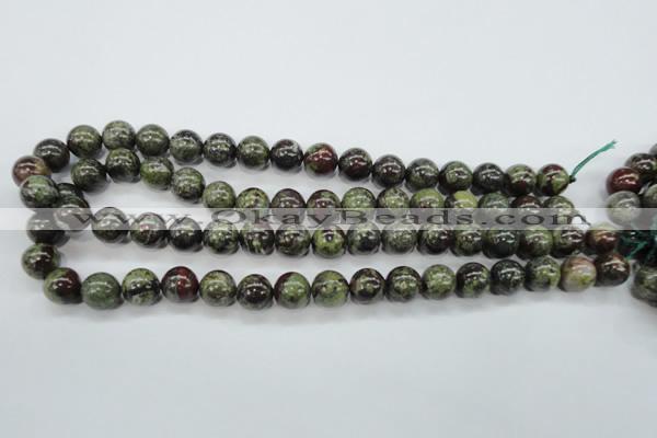 CDB231 15.5 inches 12mm round natural dragon blood jasper beads