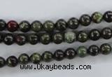 CDB250 15.5 inches 6mm round natural dragon blood jasper beads