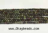 CDB340 15.5 inches 4mm round dragon blood jasper beads wholesale