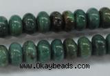 CDB39 15.5 inches 6*10mm rondelle new dragon blood jasper beads