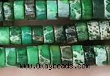 CDE1227 15.5 inches 2.5*4mm heishi sea sediment jasper beads