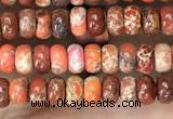 CDE1251 15.5 inches 2.5*4mm rondelle sea sediment jasper beads