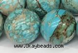 CDE1374 15.5 inches 20mm round sea sediment jasper beads wholesale