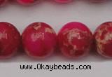 CDE2018 15.5 inches 18mm round dyed sea sediment jasper beads