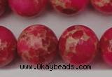 CDE2021 15.5 inches 24mm round dyed sea sediment jasper beads