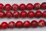 CDE2022 15.5 inches 4mm round dyed sea sediment jasper beads