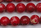 CDE2026 15.5 inches 12mm round dyed sea sediment jasper beads