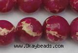 CDE2040 15.5 inches 18mm round dyed sea sediment jasper beads