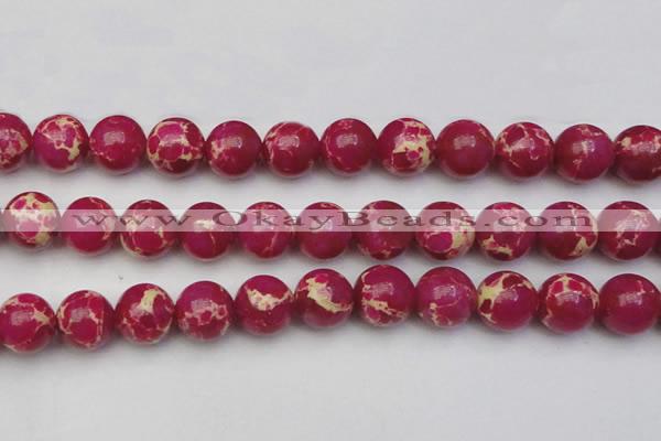 CDE2041 15.5 inches 20mm round dyed sea sediment jasper beads