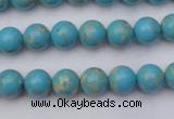 CDE2056 15.5 inches 6mm round dyed sea sediment jasper beads