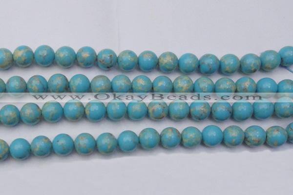 CDE2061 15.5 inches 16mm round dyed sea sediment jasper beads