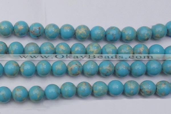 CDE2065 15.5 inches 24mm round dyed sea sediment jasper beads