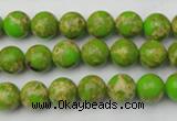 CDE2067 15.5 inches 6mm round dyed sea sediment jasper beads