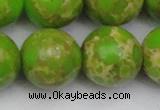 CDE2075 15.5 inches 22mm round dyed sea sediment jasper beads