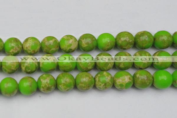 CDE2076 15.5 inches 24mm round dyed sea sediment jasper beads