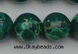 CDE2086 15.5 inches 22mm round dyed sea sediment jasper beads