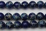 CDE2089 15.5 inches 6mm round dyed sea sediment jasper beads