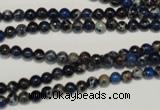 CDE220 15.5 inches 4mm round dyed sea sediment jasper beads