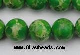 CDE2225 15.5 inches 14mm round dyed sea sediment jasper beads