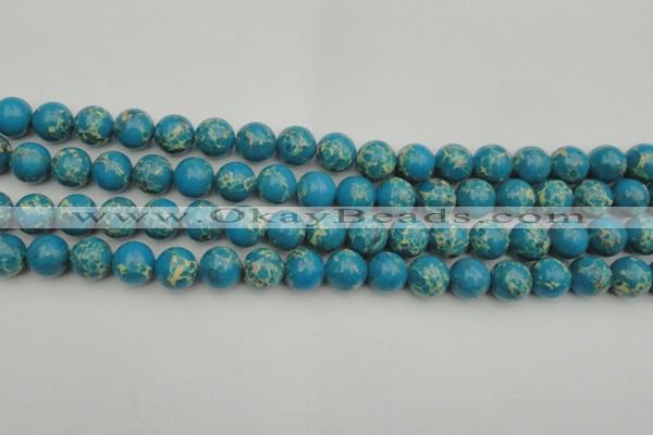 CDE2234 15.5 inches 10mm round dyed sea sediment jasper beads