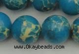 CDE2239 15.5 inches 20mm round dyed sea sediment jasper beads