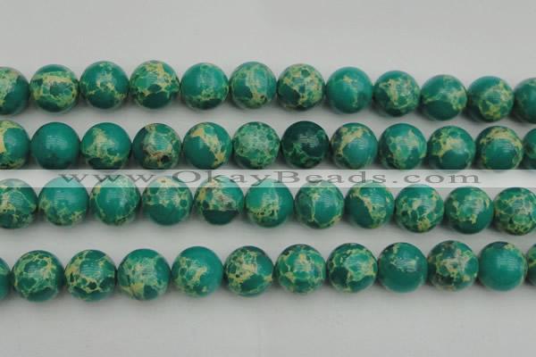 CDE2249 15.5 inches 18mm round dyed sea sediment jasper beads