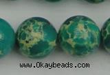 CDE2250 15.5 inches 20mm round dyed sea sediment jasper beads