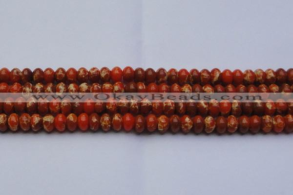 CDE2606 15.5 inches 15*20mm rondelle dyed sea sediment jasper beads