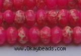 CDE2612 15.5 inches 12*16mm rondelle dyed sea sediment jasper beads