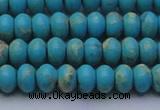 CDE2641 15.5 inches 7*10mm rondelle dyed sea sediment jasper beads