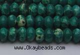 CDE2673 15.5 inches 7*10mm rondelle dyed sea sediment jasper beads