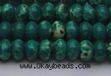 CDE2675 15.5 inches 10*14mm rondelle dyed sea sediment jasper beads