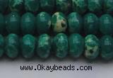 CDE2677 15.5 inches 13*18mm rondelle dyed sea sediment jasper beads