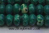 CDE2678 15.5 inches 15*20mm rondelle dyed sea sediment jasper beads