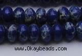 CDE2684 15.5 inches 12*16mm rondelle dyed sea sediment jasper beads