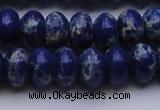 CDE2686 15.5 inches 15*20mm rondelle dyed sea sediment jasper beads