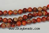 CDE491 15.5 inches 6mm round dyed sea sediment jasper beads