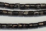 CDE670 15.5 inches 6*6mm tube dyed sea sediment jasper beads