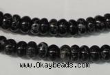 CDE685 15.5 inches 5*8mm rondelle dyed sea sediment jasper beads